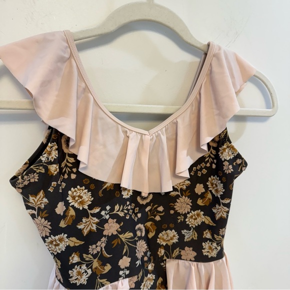 JOYFOLIE CHRISTABEL SWIMSUIT IN BLACK FLORAL - Picture 7 of 9